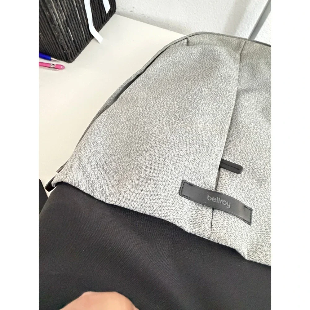 Bellroy Classic Backpack Grey Melange Black Laptop Sleeve Everyday Carry Bag